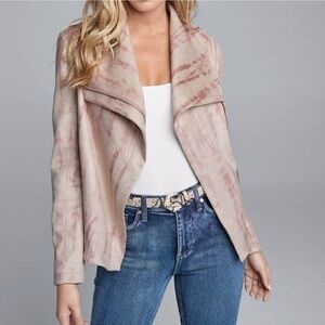 Venus Tie Dye Faux Suede Jacket